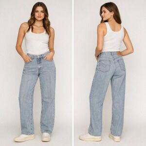 Levi's® Premium 501® '90s Striped Jeans Button Fly 100% Cotton Size 26x30